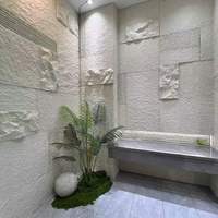 Panneaux muraux en pierre artificielle 3D en PU |   Revêtement mural décoratif en pierre de polyuréthane