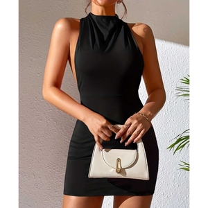 ชุดเดรสแฟชั่นฤดูร้อนสำหรับผู้หญิงแบบผูกคอ ไร้แขน เปิดหลัง เซ็กซี่ - Product Image 2