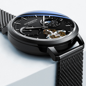 <span class=keywords><strong>Montre</strong></span> automatique pour <span class=keywords><strong>homme</strong></span>, bracelet en acier inoxydable, <span class=keywords><strong>montre</strong></span> lumineuse pour <span class=keywords><strong>homme</strong></span>, Reloj De Hombre - Product Image 1