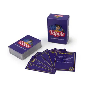 schöne leckere Speisen Spielkarten Reisen individuelles Logo individuelles Logo Karton kostenlose Probe erstes und letztes Kartenspiel