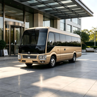 Bus Coaster TENGLONG à conduite à gauche de 7,2 m, Euro 5, Yuchai, 23 places, bus navette LHD