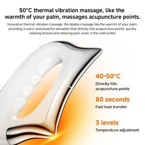 2025 Elektrische Warmte Spierstimulator Schrapen Fascia <span class=keywords><strong>Microcurrent</strong></span> Pijnverlichting Relaxatie Tool Voor Afslanken Vormgeven Massage Pistool - Product Image 5