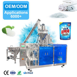 Machine d'emballage automatique haute vitesse pour sachets préformés avec remplisseur à vis sans fin – Équipement de remplissage Doypack pour lessive en poudre - Product Image 1