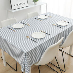 फैक्टरी सीधे बिक्री परमवीर चक्र सामग्री निविड़ अंधकार तेल सबूत आयत मेज़पोश अनुकूलित आकार टेबल कवर मेज़पोश - Product Image 5