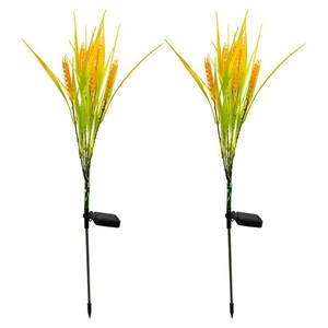 Lampes solaires à piquet en forme de blé, LED, décoration de jardin extérieure, résistantes à l'eau, autoportantes, garantie de 3 ans - Product Image 5
