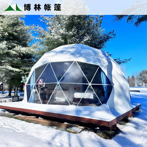 Tente d'hôtel-resort, hébergement de voyage, tente sphérique pour site panoramique, dôme de camping, tente étoilée, chambre étoilée - Product Image 1