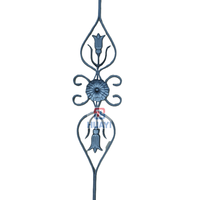 Panel de Hierro Forjado Decorativo para Puerta y Valla 710*640 mm, Accesorios de Hierro Forjado Directo de Fábrica