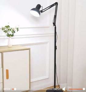 Lampada da terra nordica moderna con paralume pieghevole e staccabile Design semplice lampada alta Standing per il soggiorno - Product Image 3