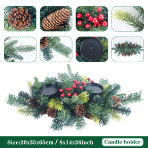 <span class=keywords><strong>Candelabro</strong></span> <span class=keywords><strong>Natalizio</strong></span> Multicolore 2025 per Atmosfera Festiva da Tavolo/Scrivania - Product Image 2