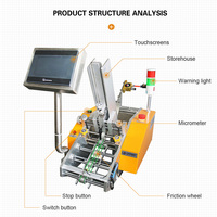 Machine de comptage automatique pour cartes en papier et en plastique