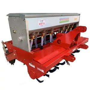 Rotary tillage fertilization and seeding all in one machine Precision corn soybean peanut planter wheat seeder