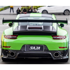 ชุดตัวกระจายขอบด้านหลังทำจากคาร์บอนไฟเบอร์สำหรับ <span class=keywords><strong>Porsche</strong></span> 911/991อัพเกรดสไตล์ GT2RS - Product Image 3