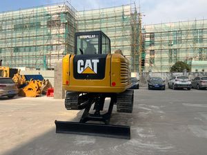 Excavatrice hydraulique CAT 306E2 d'occasion à bas prix, peinture d'origine, bon état, poids opérationnel de 5780 kg avec lame de bouteur - Product Image 5