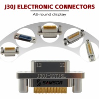 Connecteur d'aviation à souder de haute qualité J30J-21TJSL, connecteur électrique rectangulaire miniature à 21 broches J30J