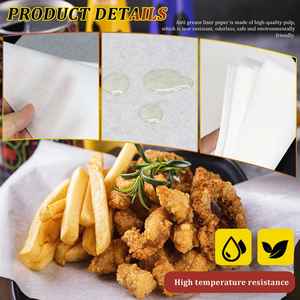 Custom Greaseproof White Baking <b>Paper</b> Sheets Disposable Parchment Liner Silicone Oil Food Wrapping <b>Paper</b> for Bake Packaging - Product Image 2