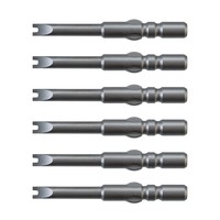 Brocas eléctricas de acero S2, puntas de destornillador Torx ranuradas Phillips, broca eléctrica magnética fuerte Hios 4 5 6mm