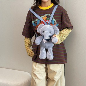 Mochila de Peluche de Oso Suave y Adorable 2026, Muñeco de Peluche de Conejo Blanco, Almohada, Regalo de Cumpleaños - Product Image 4