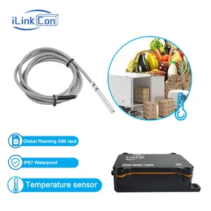 ilink Con 4g Global Asset Tracking Device Car Temperature Sensor Monitor smart locator Gps Tracker For Cold Chain