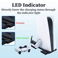 Pour station de charge verticale PS5 DE UHD avec ports USB pour chargeur de contrôleur PS5 pour Console PS5