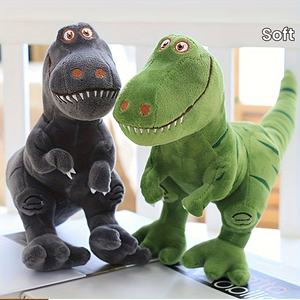 卸売ぬいぐるみ恐竜動物ぬいぐるみグリーンT-レックスティラノサウルス動物スーパーソフトかわいいかわいい恐竜クッション - Product Image 2
