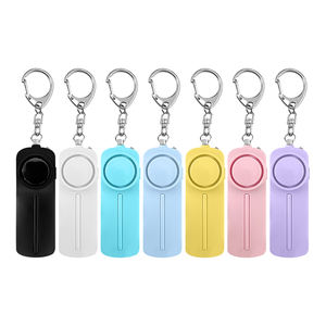 SOS <span class=keywords><strong>panique</strong></span> LED lampe de poche sécurité porte-clés Protection 130Db son sûr Anti <span class=keywords><strong>attaque</strong></span> sécurité torche d'alarme personnelle - Product Image 1