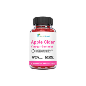 Hot Selling Best Quality Apple Cider Vineager Gummies Dietary <b>Supplement</b> Helps Maintains Health and Pormote Cholesterol Levels - Product Image 1