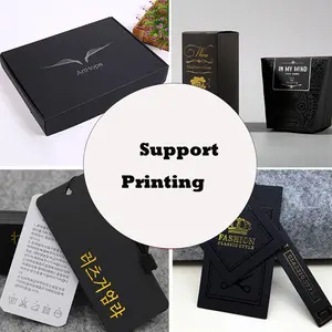 Hoge Kwaliteit Geschenkdoos Verpakking Zwart Papier Bord Papier 300gr Zwarte Kartonnen Vellen