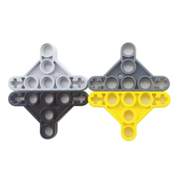 Connecteur de poutre mécanique triangulaire en ABS de qualité supérieure, multicolore, pièces de rechange pour blocs de construction MOC n° 99773
