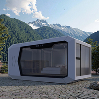 Maison Capsule Préfabriquée en Acier - Design Moderne Installation Rapide Respirante Utilisation Hôtelière Atelier ou Appartement