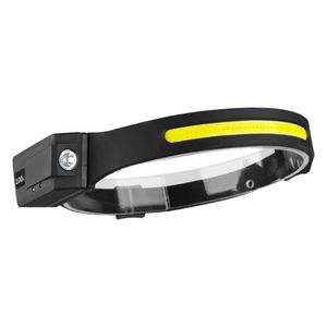 CITICITY Rechargeable <b>LED</b> Headlamp <b>with</b> Beam <b>Motion</b> <b>Sensor</b> IP44 Waterproof Adjustable Head USB-C Charging for Camping & Hiking - Product Image 1