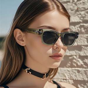 Lunettes de soleil polarisées œil de chat rétro 2026 personnalisables avec logo pour hommes et femmes, protection UV400, monture TR90, idéales pour la conduite - Product Image 1