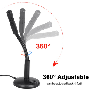 Universal Flexible Desktop Mini USB Stand Microphone for Laptop PC <strong>Computer</strong> <strong>Mic</strong> USB Desktop Microphone - Product Image 3