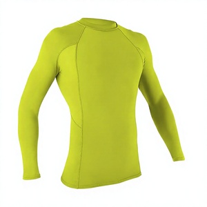 Custom Printed Breathable Anti-Bacterial <b>Compression</b> Rash Guard <b>Men's</b> Full Sleeve T-<b>shirt</b> Spandex/Polyester Sport Apparel OEM - Product Image 2