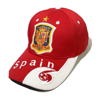 Fabrik benutzer definierte Belgien Fußball kappen Hot Selling hochwertige Leinwand Baseball-Stil Fußballfans Geschenk Hut Kappe