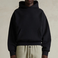 Sweat-shirt à capuche zippé personnalisé unisexe 100% coton, coupe oversize, streetwear décontracté, brodé pour hommes et femmes, fabricant ODM