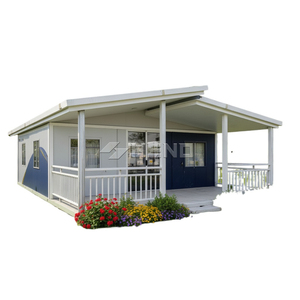 Maisons mobiles préfabriquées de luxe modernes de 20 et 40 pieds, 3 chambres, conteneurs portables - Product Image 1