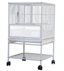 Gabbia per pappagalli grande di alta qualità con supporto ruote piroettanti ripiano portaoggetti 3 strati Budgie Canary <span class=keywords><strong>Bird</strong></span> <span class=keywords><strong>Cage</strong></span> voliera - Product Image 5