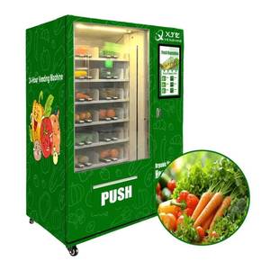Máquina Expendedora Automática de Alimentos Frescos para Exteriores, Personalizable con Ranuras Ajustables, para Frutas, Hamburguesas, Leche - Product Image 1