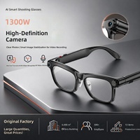 Lunettes intelligentes de nouvelle génération avec IA, enregistrement photo et vidéo HD 13 mégapixels, traduction IA et reconnaissance d'objets réels