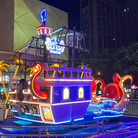Manège de fête foraine, balançoire, bateau pirate, bateau viking en fibre de verre à vendre