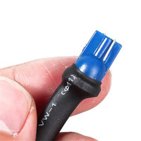 Adaptador de Enchufe Macho T10 con Cable Extendido, Conector de Cableado para Luz T10