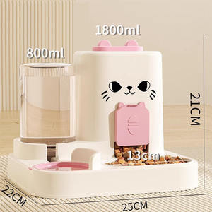 2 in 1 alimentatore acqua per animali domestici gatto e cane distributore automatico più economico distributore di acqua - Product Image 6