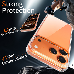 <span class=keywords><strong>Custodia</strong></span> <span class=keywords><strong>Protettiva</strong></span> Trasparente in Acrilico di Alta Qualità per Apple iPhone 17 Pro Max, Antiurto, in Sacchetto OPP - Product Image 4