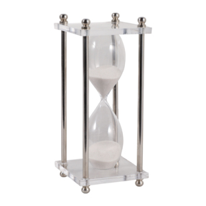 Clessidra rettangolare moderna in vetro acrilico, decorazione per la casa, ideale per bagno, ufficio, soggiorno - Product Image 2