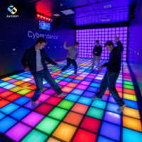 Système de jeu interactif au sol à LED par pixels, équipement de terrain de jeu intérieur, fabriqué en Chine