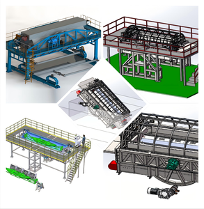 Rotomoldeado de plástico Horno de moldeo giratorio Máquina de moldeo rotacional Tanque de agua de polietileno Equipo de rotomoldeo - Product Image 3