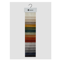 Rideaux en polyester de luxe tissu de canapé de meubles d'ameublement en velours élégant européen