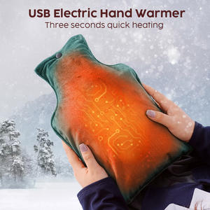 Calentador de Manos USB con Baterí<span class=keywords><strong>a</strong></span> Externa, Bolsa de Agua Caliente sin Agua para Alivio del Dolor y Calambres, Calentador de Manos Extraíble para el Hogar, Exteriores, Coche, RV - Product Image 2