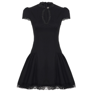 Vestido Elegante de Color Sólido con Corte en Forma de Lágrima y Cintura Ajustada - Product Image 6