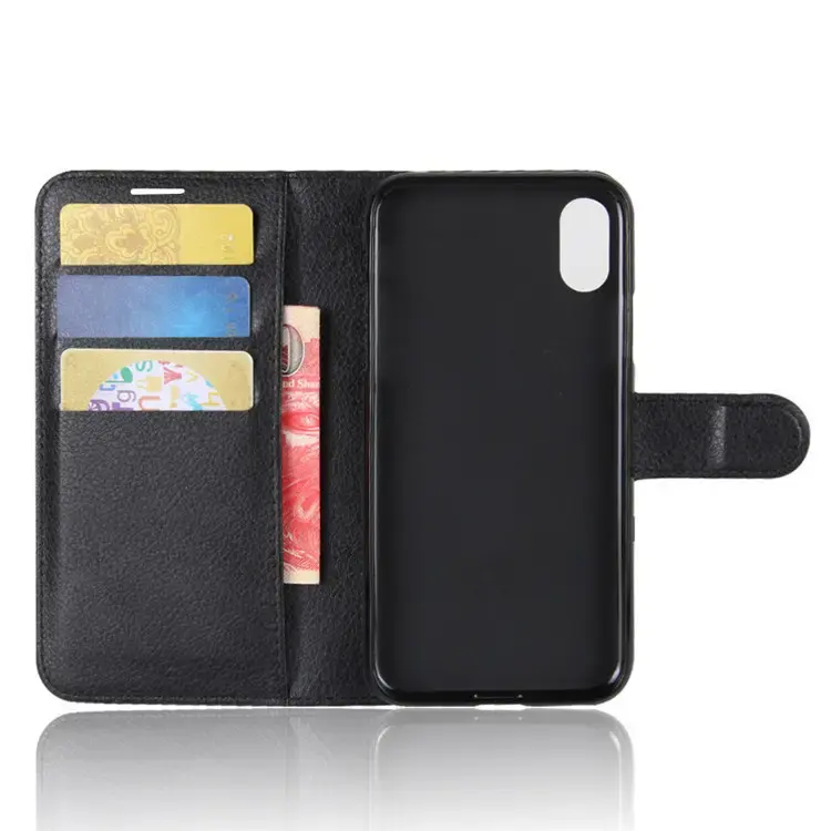 Hot Sale Handmade PU Leather Flip Magnetic Closure Wallet Case For IPhone 12/13/14 Pro